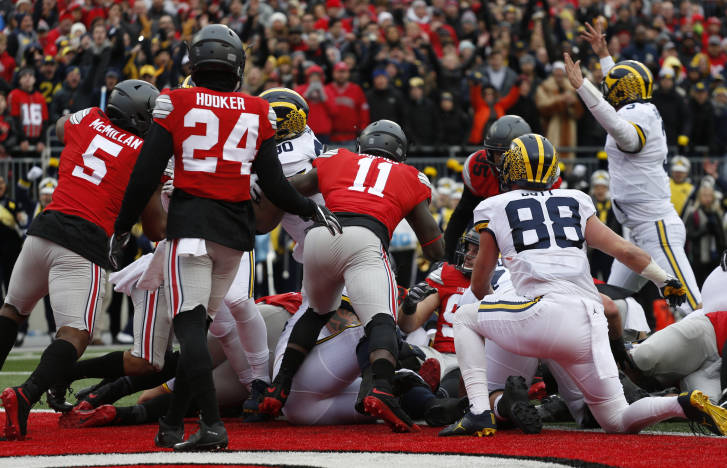 No. 2 Ohio State beats No. 3 Michigan in 2OT, 30-27