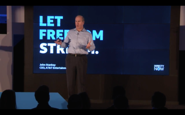 AT&T CEO John Stankey unveils the new DirecTV Now streaming service