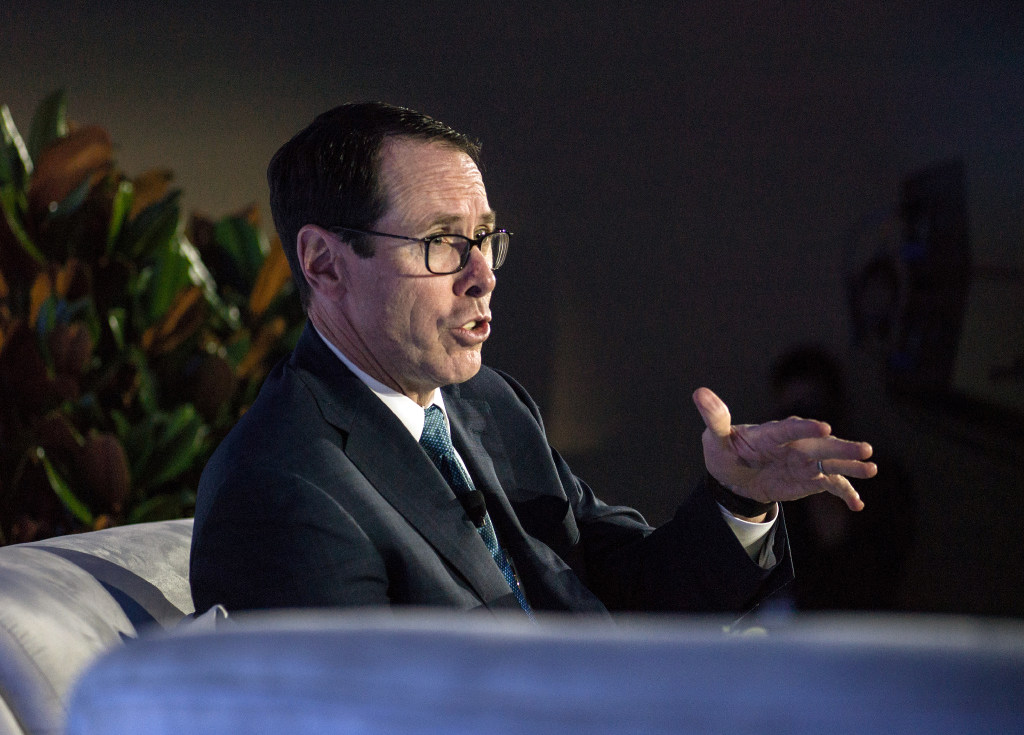 Randall Stephenson AT&T's chief executive has expressed optimism of late about his company's prospects under a Trump administration