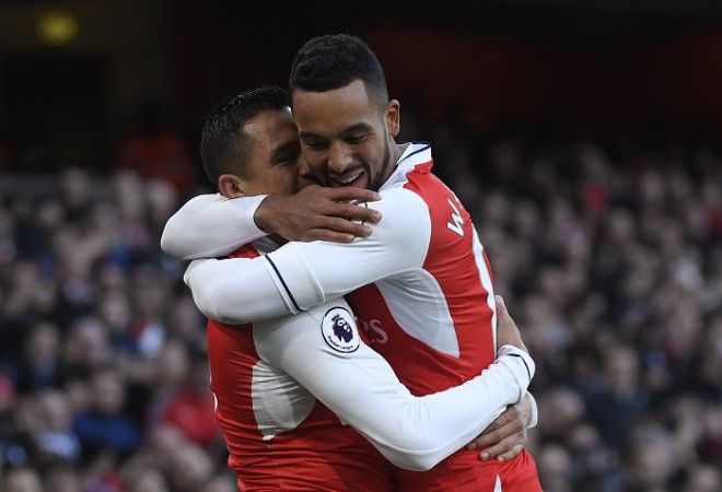 Alexis Sanchez Theo Walcott Arsenal