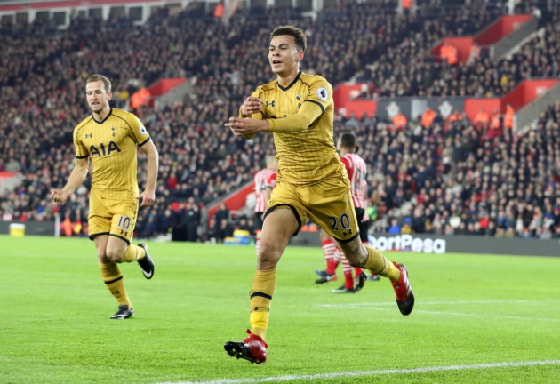 Dele Alli scored twice against Southampton on Wednesday taking his tally to 16 goals in his first 50 Premier League appearances