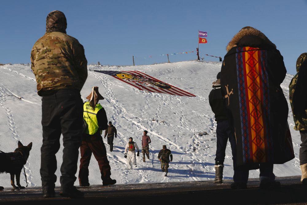 The Latest: National tribal leader praises pipeline decision