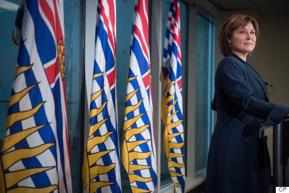 B.C. Premier Christy Clark speaks to reporters on Wednesday