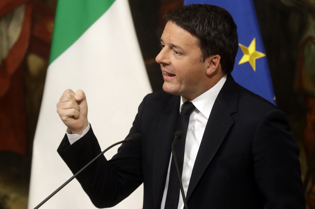 Italian prime minister tenders his resignation after losing key referendum