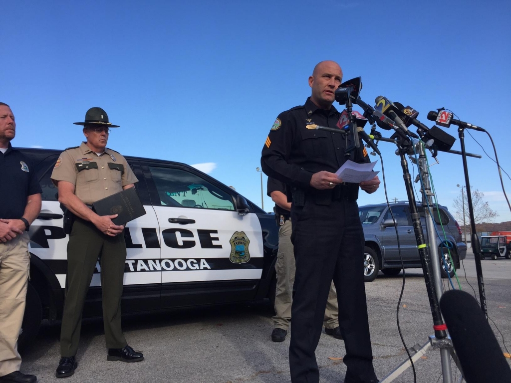 CPD Sgt. Austin Garrett answers questions about the fatal bus crash