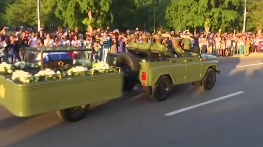 Raw Castro's ashes begin tour across Cuba