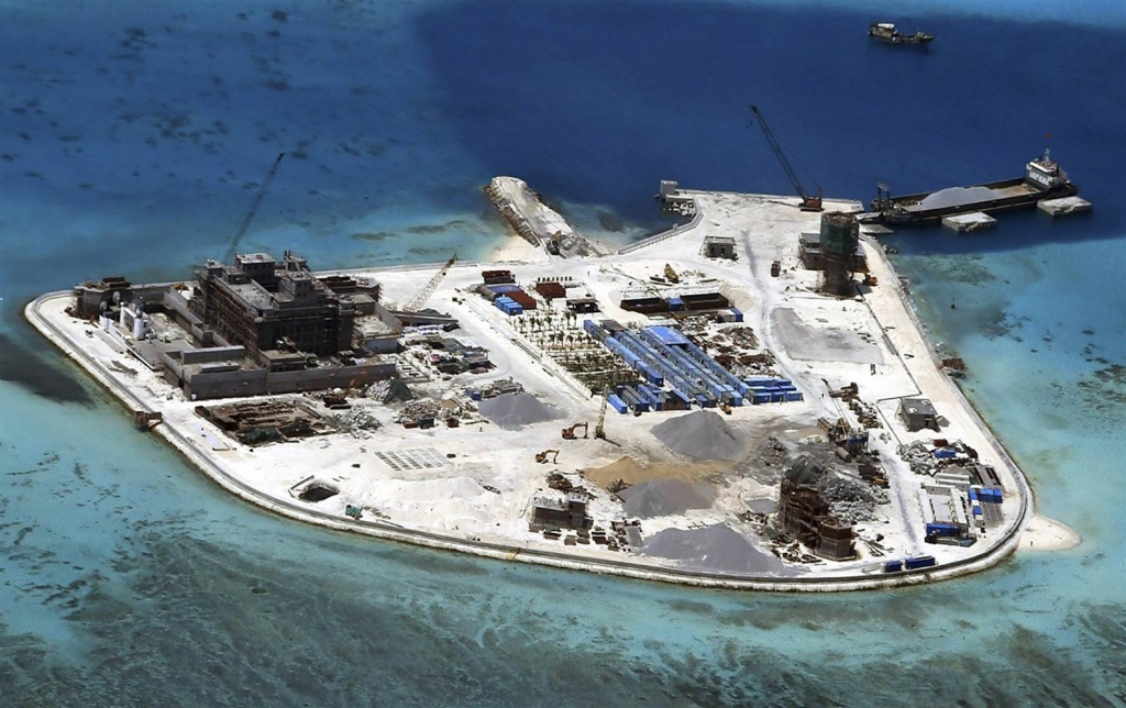 Image Johnson South Reef in the disputed Spratly Islands