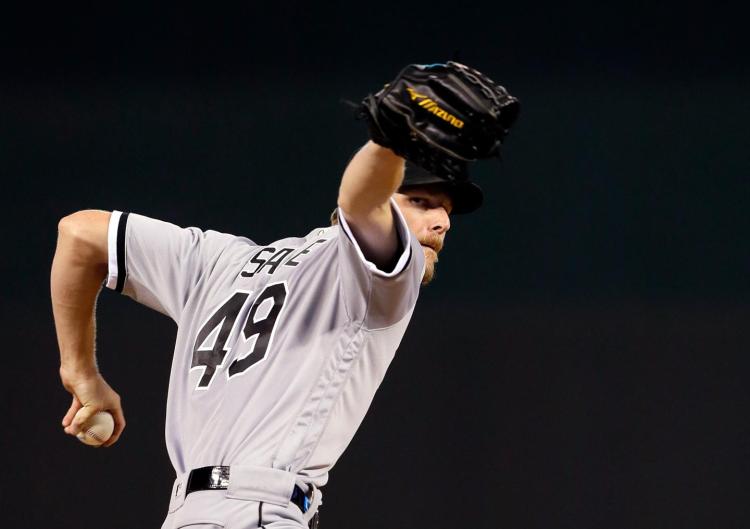 Chris Sale was 17-10 for the White Sox last season with a 3.34 ERA and 233 strikeouts in 226.2 innings