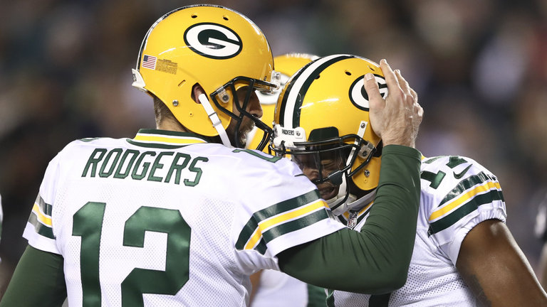 Davante Adams benefitted from Rodgers&#039 return to form with 113 yards and two touchdowns from just five catches