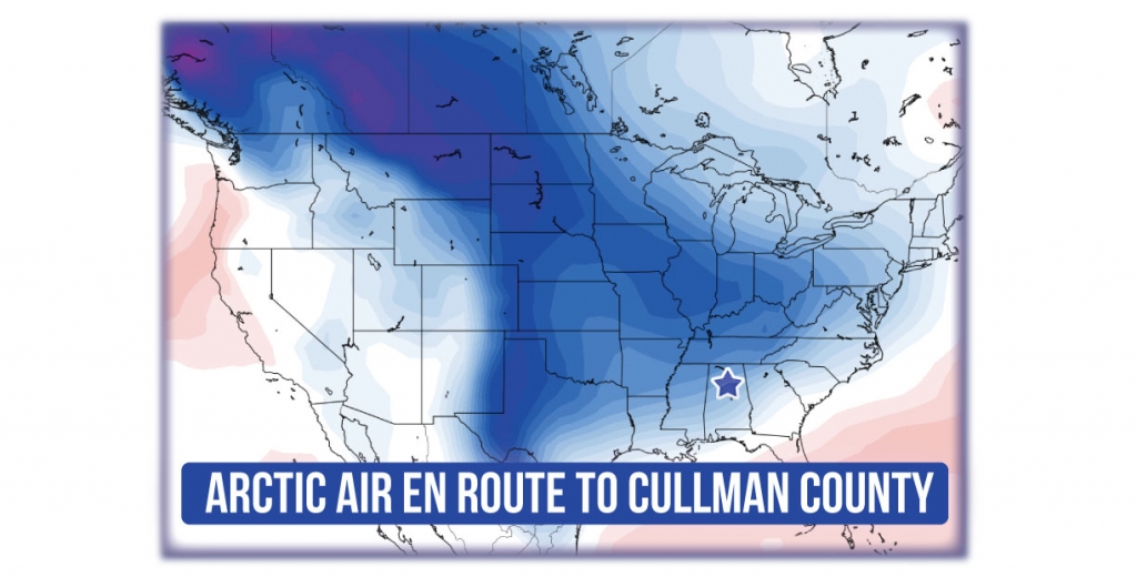 Cullman County Gets Arctic Air Blast