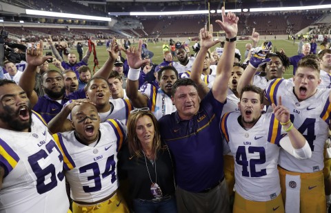 Sources: LSU removes interim tag, hires Orgeron