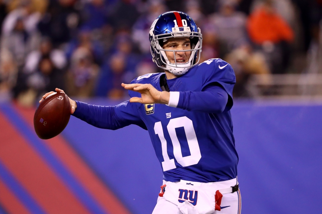 Eli Manning and the Giants take on the Eagles tonight