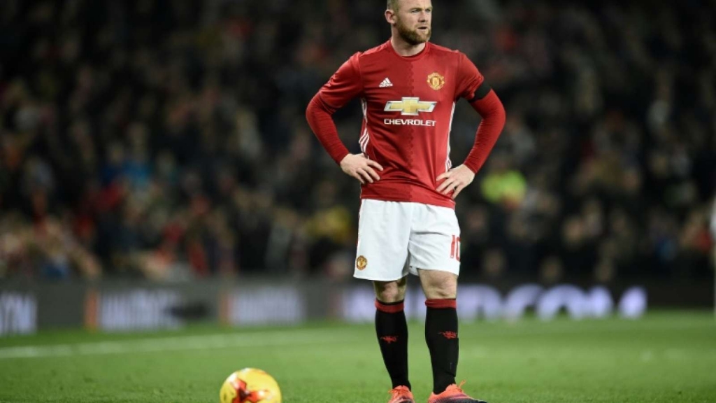 Manchester United's striker Wayne Rooney Rooney is one goal short of Bobby CHarlton's clud record