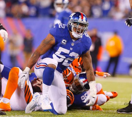 Beckham sets big goal as Giants prepare to face Bears