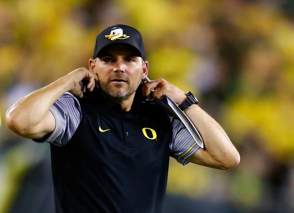 Head Coach Mark Helfrich of the Oregon Ducks has been fired costing the university millions