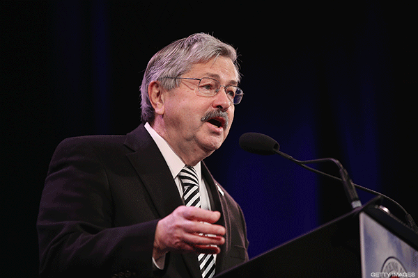 Iowa Governor Terry Branstad