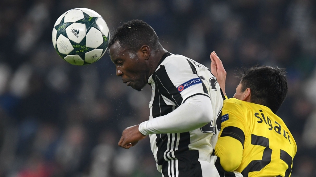 Kwadwo Asamoah plays as Juventus defeat Dinamo.
Getty