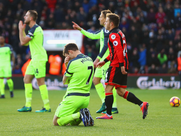 Liverpool lost 4-3 at Bournemouth on Sunday