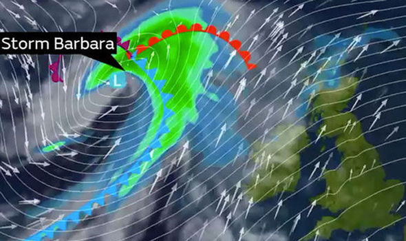 Storm Barbara 2016