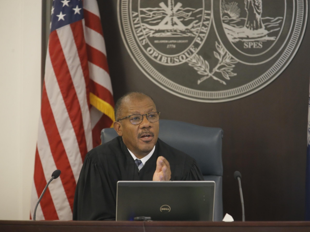 Judge Clifton Newman addresses the jury last week in the murder trial of former North Charleston S.C. police officer Michael Slager