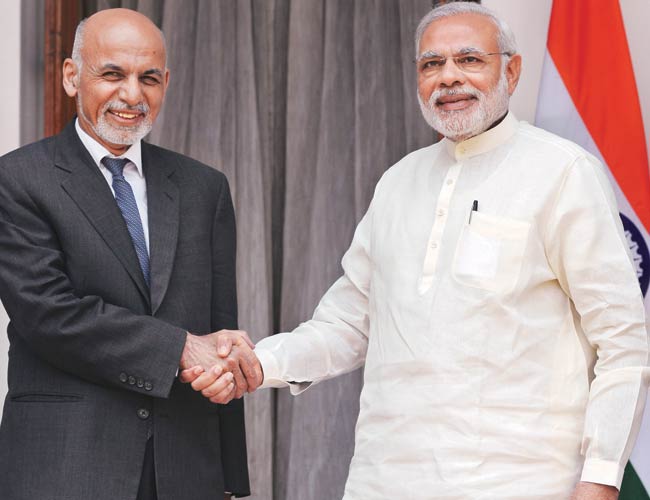 Modi, Ghani talk cross-border terrorism