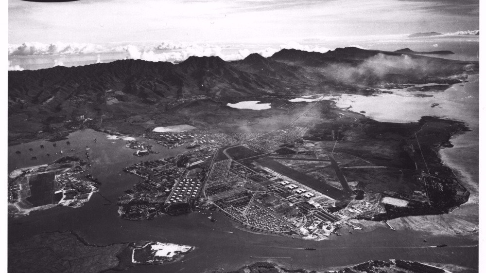 Oblique NOB Pearl Harbor T.H. Looking East. Oct. 30 1941