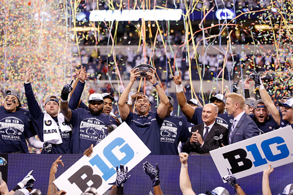 Penn State won the Big Ten... but didn't make the top four of this AP ballot