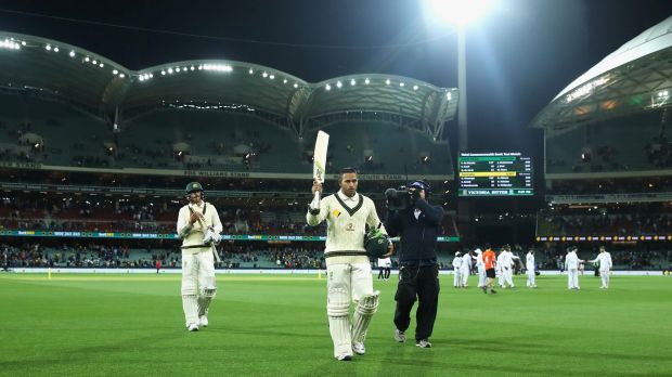 The day-night Test is proving a TV and crowd winner