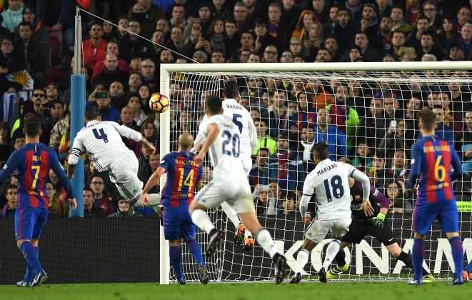 Barcelona 1-1 Real Madrid Late Sergio Ramos goal sees the spoils shared in El Clasico