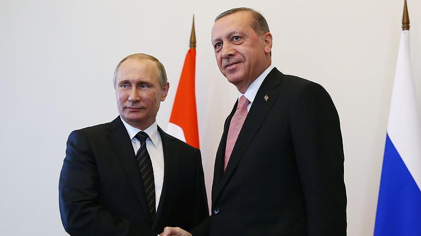 Erdogan Putin discuss Syrian city of Aleppo over phone