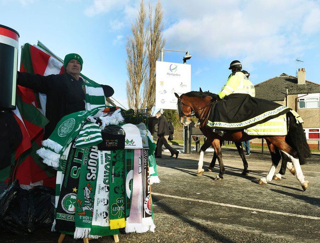 Celtic Fan Arrested And Fined For Hitting Police Horse With Burger