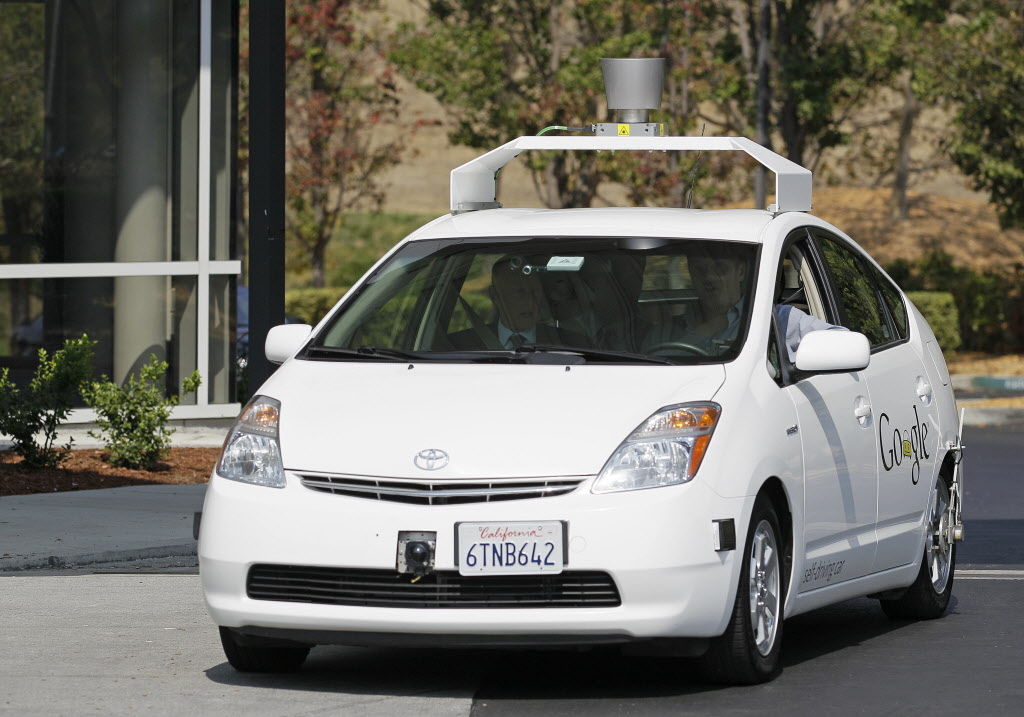 A Google prototype of a self-driving car