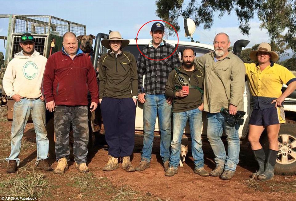 Greig Tonkin has been revealed as the man who punched a kangaroo while on a hunting trip in rural New South Wales in an effort to save his pet dog from its attack