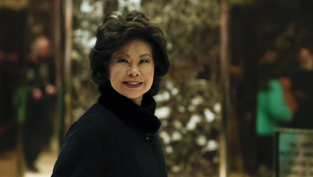 Donald Trump taps Elaine Chao as Transportation Secretary