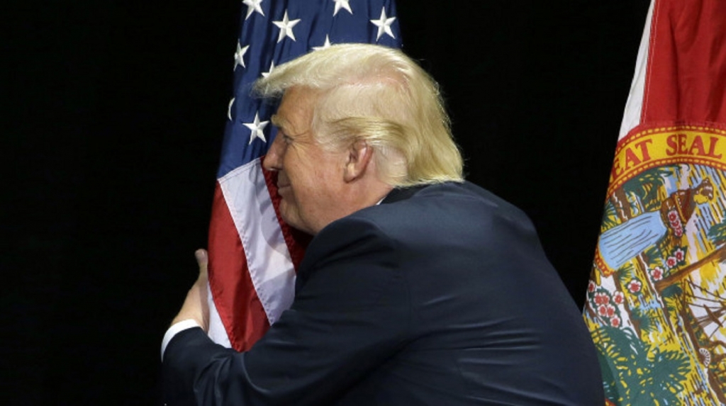 Trump suggests jailing flag burners, defying constitutional protections