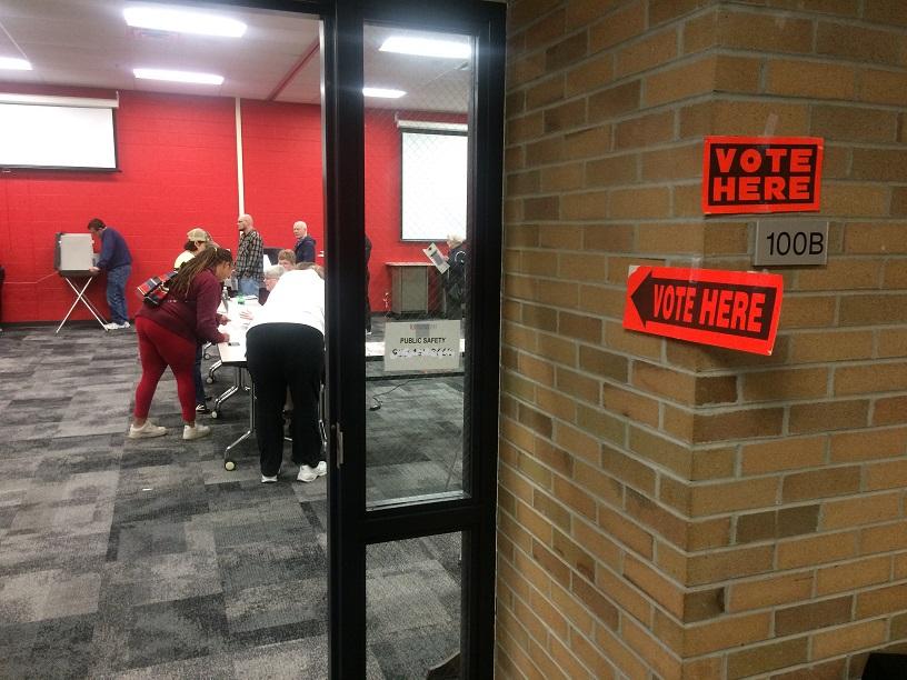 Voters in Midland cast ballots for Republicans Democrats and Libertarians on Tuesday