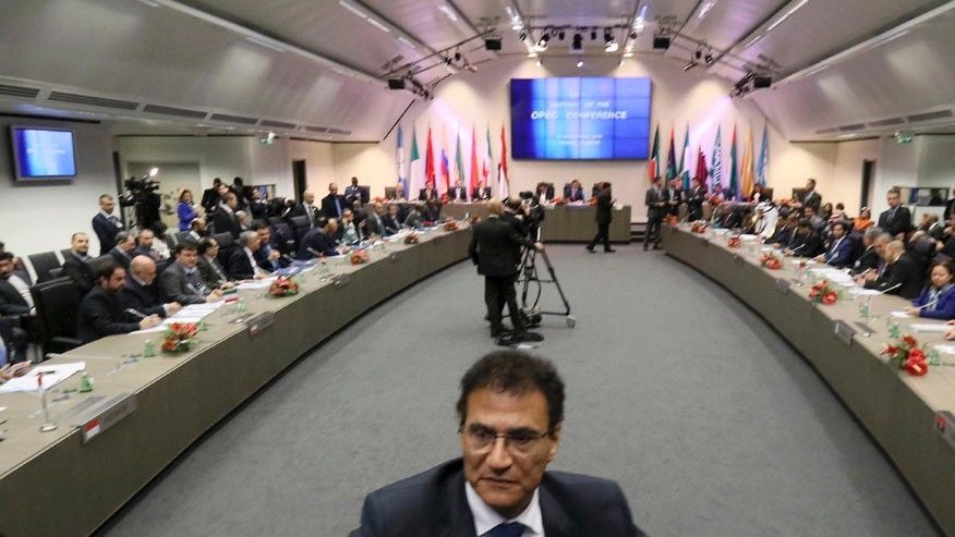 General view of a meeting of oil ministers of the Organization of the Petroleum Exporting countries OPEC at their headquarters in Vienna Austria Wednesday Nov. 30 2016