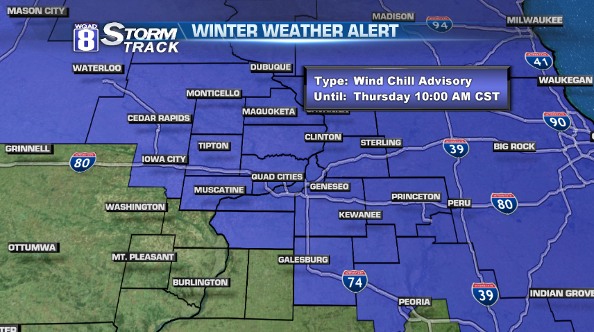 Wind Chill Advisory Will Be In Effect Tonight