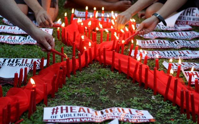 'It's an epidemic': Activists use World Aids Day to warn that the disease continues to spread