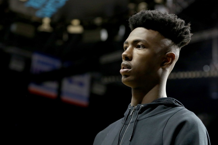 Harry Giles is shown at the Jordan Brand Classic in Brooklyn N.Y. Duke’s six-man freshman class has four of the nation’s top 15 recruits according to composite rankings of recruiting websites compiled by 247