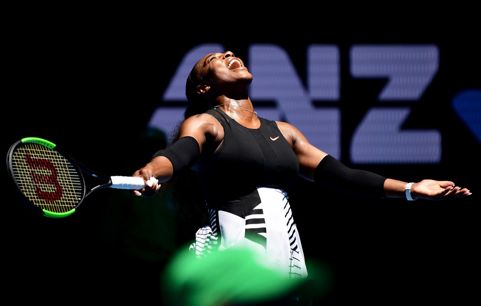 Serena Williams QF Rod Laver Arena 25 January 2017