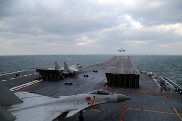 China Reportedly Sends Aircraft Carrier Through The Taiwan Strait