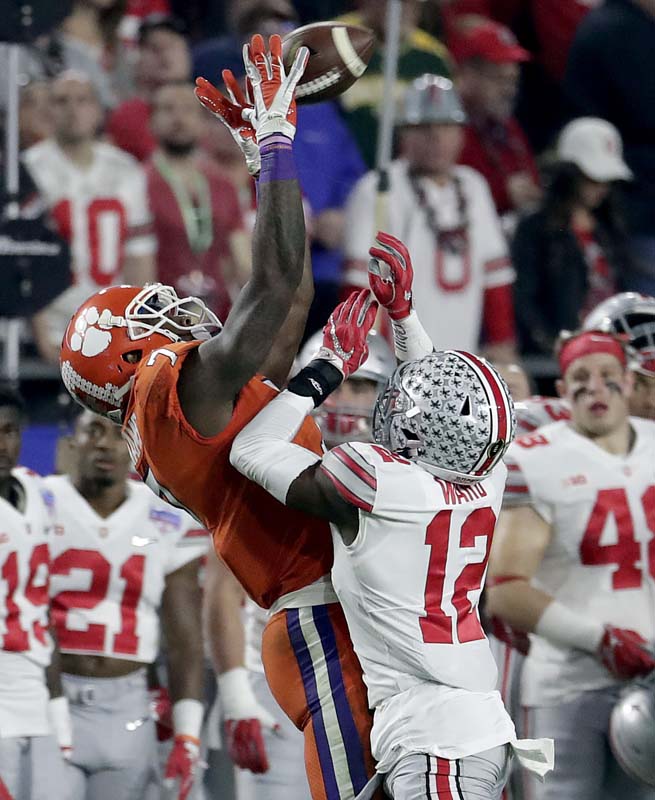 Clemson WRs Williams Cain will play this year vs. Alabama