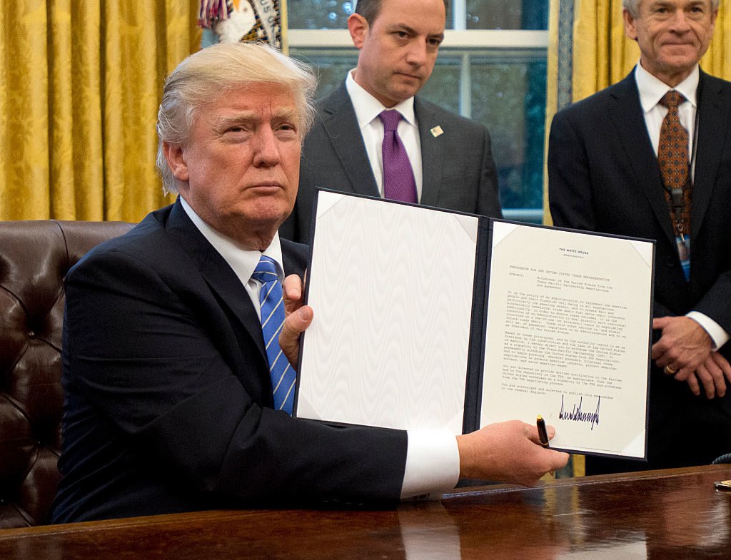 President Donald Trump Signs Executive Orders