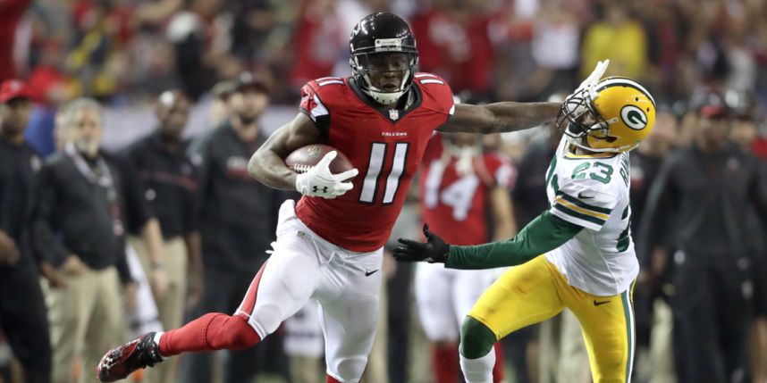 Julio Jones and the Falcons stiff-armed their way to Super Bowl LI Sunday afternoon