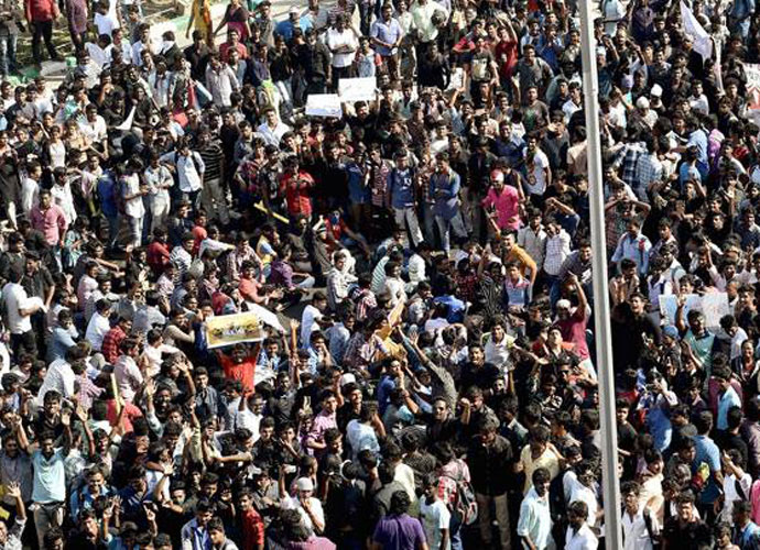 Massive protests are going on in Tamil Nadu in support of Jallikattu the ancient and popular bull-taming sport