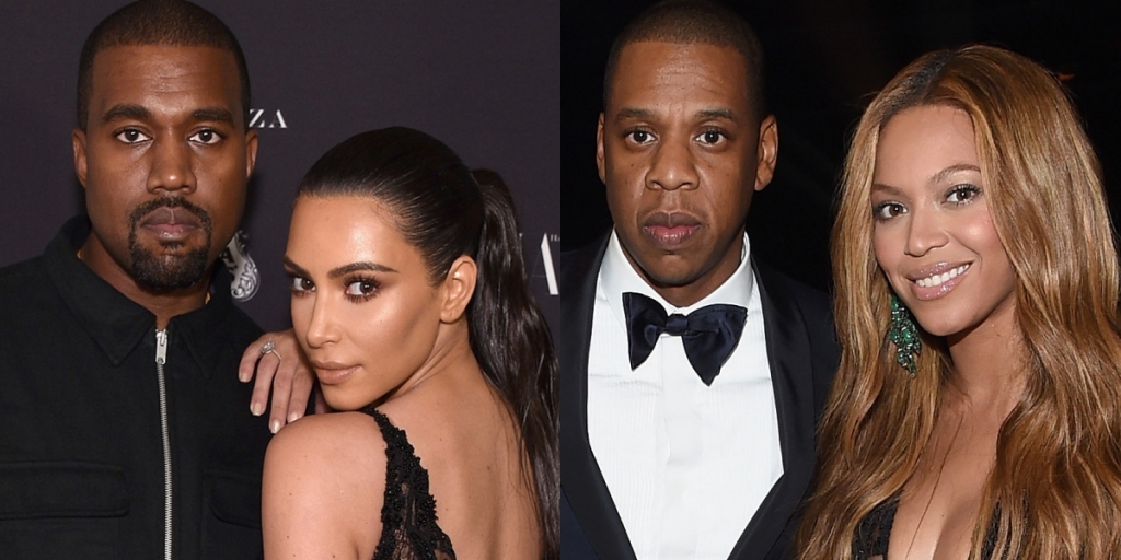 Report Kim Kardashian and Kanye West Paid a Visit to Beyoncé and Jay Z This Weekend      Did Blue Ivy bring them all together