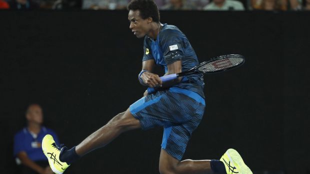 Gael Monfils often wows the crowd with his great shots