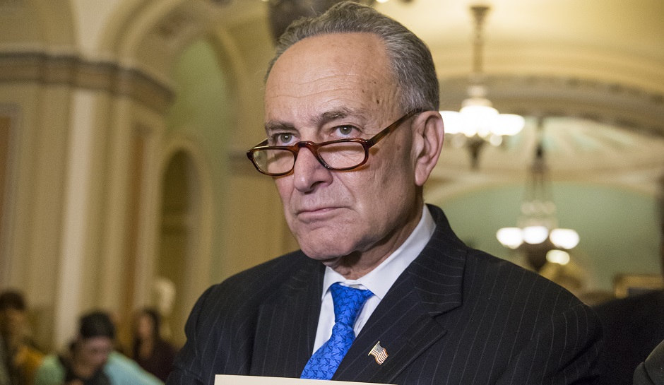 Senator Chuck Schumer Looking Stern