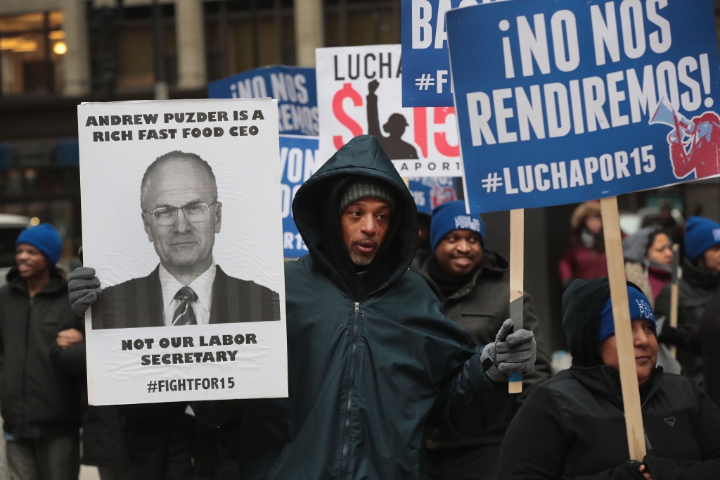 Korey Raye Lane14 min ago Why Is Andy Puzder Dropping Out? He's Been Facing Harsh Criticism From Both Parties Scott Olson  Getty Images News  Getty Images